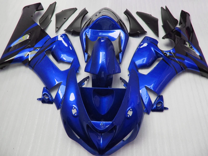 Customized as you need fairings kit for KAWASAKI 2005 2006  Ninja ZX6R sports motorcycle fairing kits ZX 6R 636 05 06 dark blue