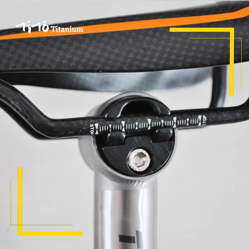 TiTo new arrival  titanium alloy seatpost new arrival bicycle seatpost road bike MTB bike seatpost length can be customized Seat