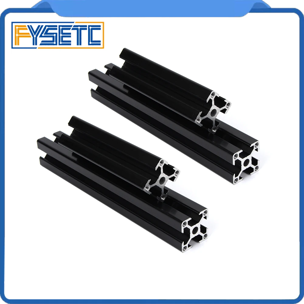 1Set Black Aluminum Profile Prusa I3 MK3 Aluminum Extrusion Profile 3030 30*30 for Haribo Edition Prusa I3 MK3 3D Printer