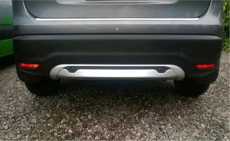 Fit For Nissan Qashqai Dualis J11 2014 2015 2016 ABS Accessories Front and Rear Bumper Skid Protector Guard Plate 2PCS