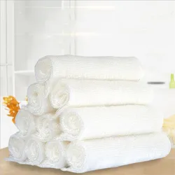 5Pcs Bamboo Dish Cloth Extra Soft  Absorbent Quick Dry Terry Kitchen Rags for Drying and Washing Dishes Cleaning Washcloths