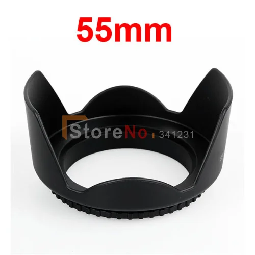 2pcs 55mm Flower Petal Lens Hood For Canon For nikon  55mm lens