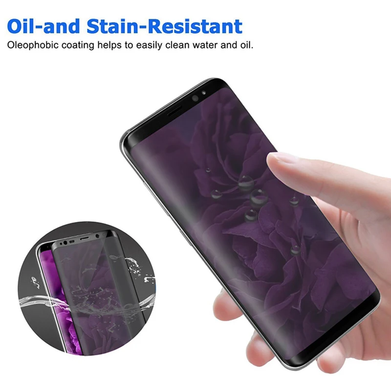 3D Privacy Anti Spy Tempered Glass For Samsung Galaxy S8 S9 S10e S10 S21 S22 S23 S24 Note 8 9 10 Plus 20 Ultra Screen Protector