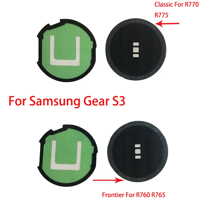 

For Samsung Gear S3 Classic R770 R775 / Frontier R760 R765 Watch Glass Battery Cover Lens Rear Housing Back Case Lens+Adhesive