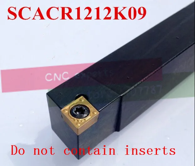 SCACR1212K09 12*12mm Metal Lathe Cutting Tools Lathe Machine CNC Turning Tools External Turning Tool Holder S-Type SCACR/L