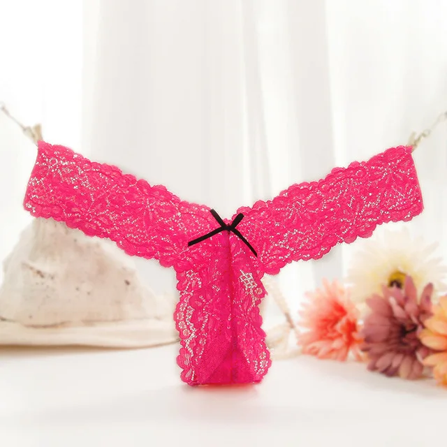 2017 S-XL Newest Women G String Sexy Underwear Lace Briefs Panties Transparent Super Thin Hollow Thongs Plus Siz 1pcs/lot dzk03