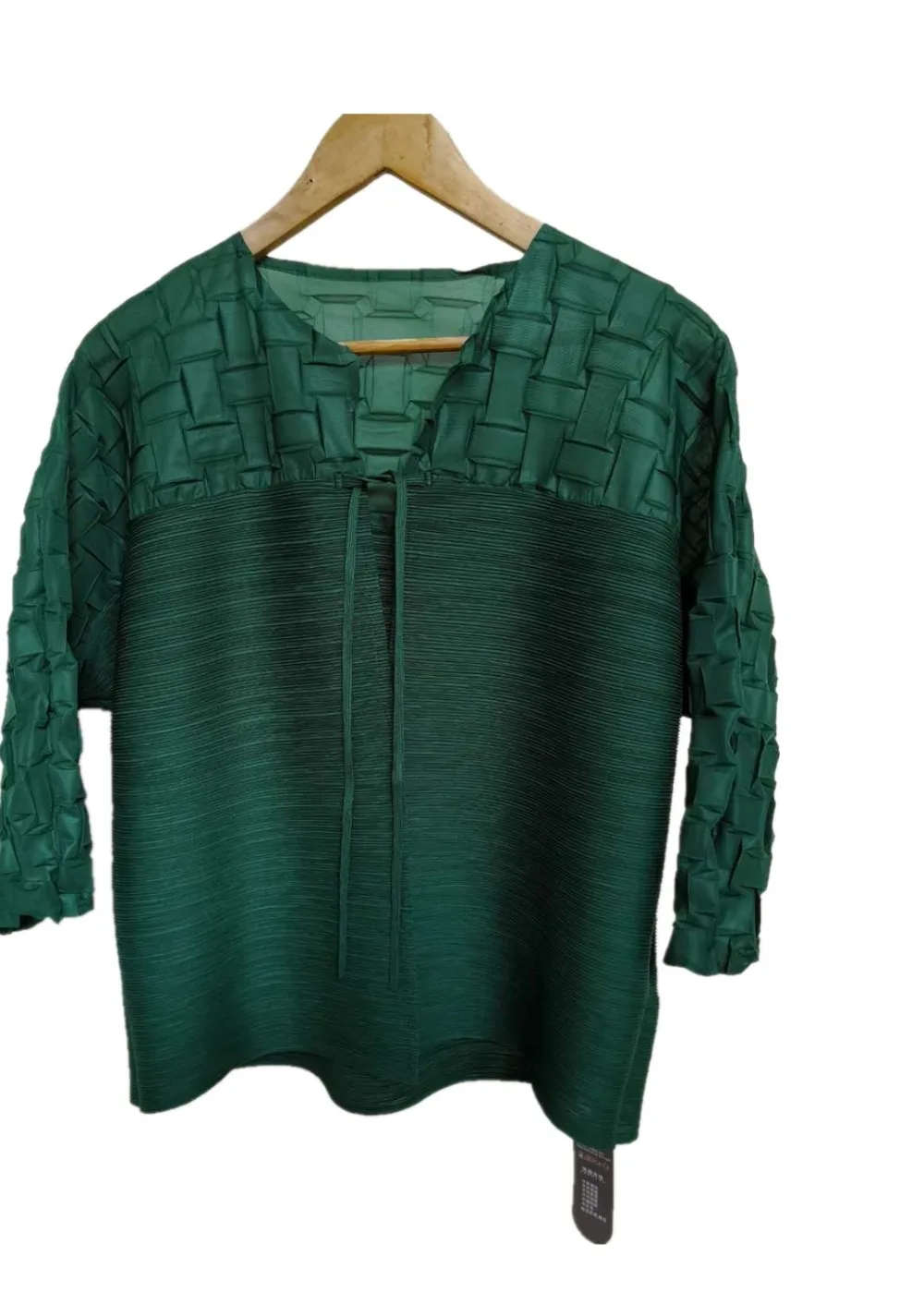 

Miyake-Short Loose Temperament Lacing Jacket, Европейская и американская мода, свободный размер, бесплатная доставка, Весна, новинка