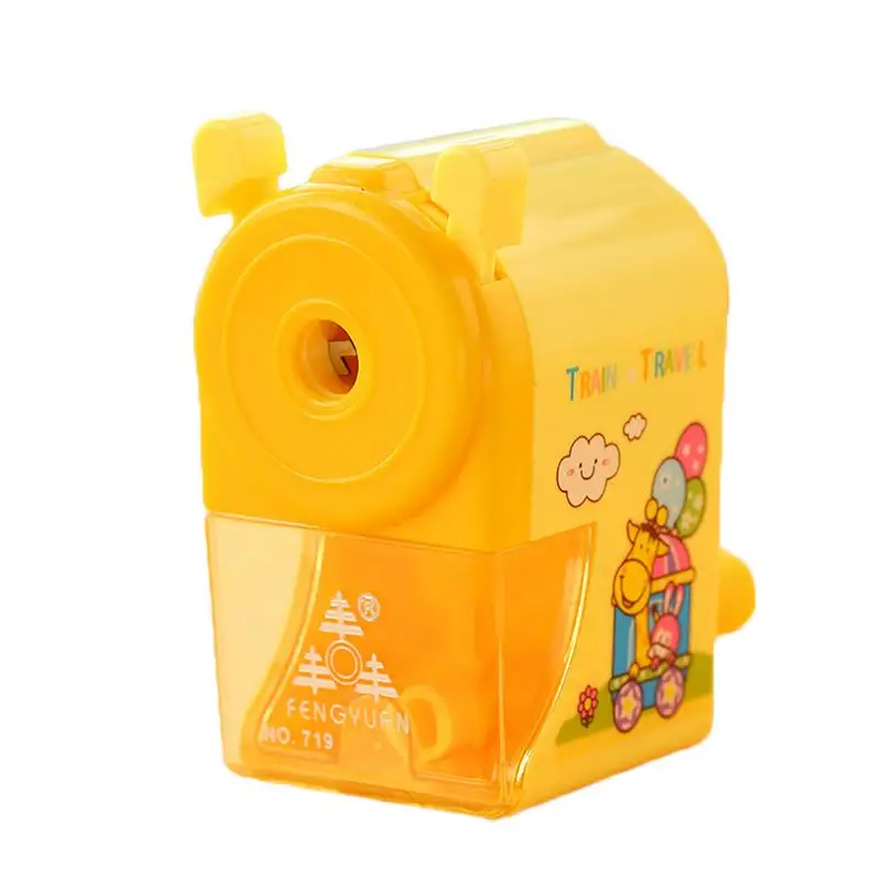 MIRUI Creative Multicolor Hand Crank  Sharpener Cute Cartoon Pencil Sharpener For Kid Student Stationery School Office Supplies