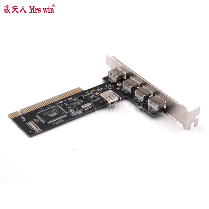 PCI USB 2.0 Controller PCI Card 4 Port 480Mbps High Speed Adapter