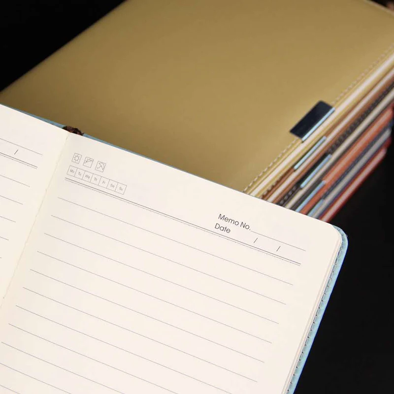 1pcs high quality A5 hardcover notebook horizontal line diary 2019 senior business notebook school office supplies