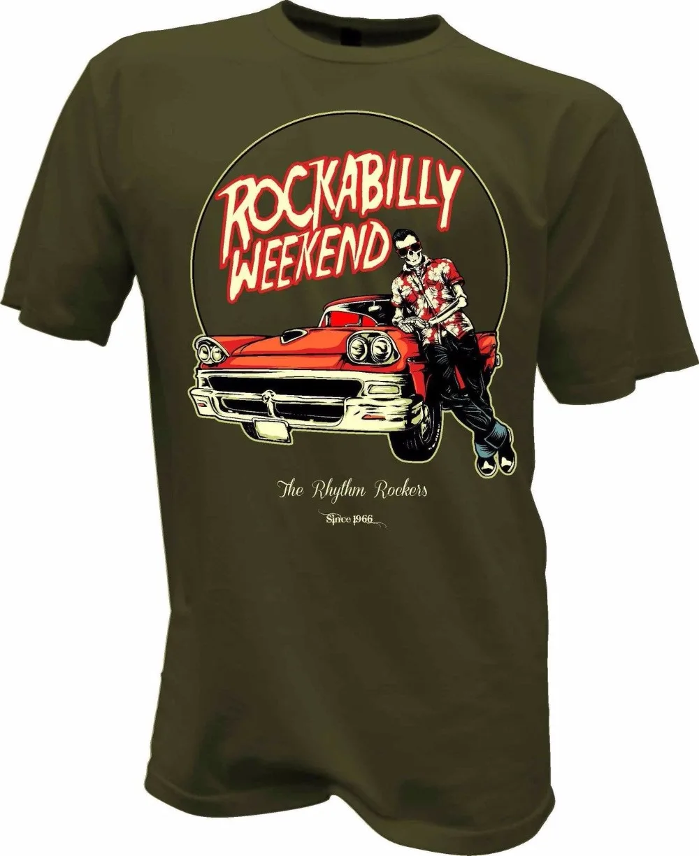 Summer Style Fashion Men Cotton Clothing T-shirtS Pin Up Girl  Flug Rockabilly Bombshell Armytee T shirt printing