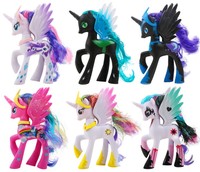 14cm lovely Pony Toys Princess Celestia Luna Pinkie Pie Rainbow Dash Unicorn PVC Action Figure Collection Model Doll For Girl