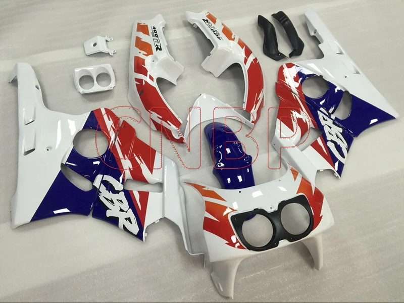 Fairing Kits for Honda CBR400RR 1990 - 1999 MC29 White Red Blue Fairing for Honda CBR400RR 92 93 Fairing CBR400RR 94 95