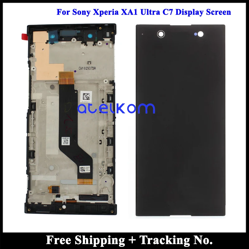 100% tested Grade AAA For Sony Xperia XA1 Ultra C7 LCD Display For Sony Xperia C7 XA1 Ultra Screen Touch Digitizer Assembly