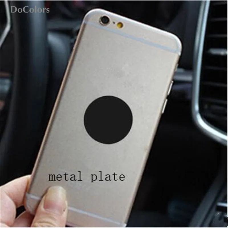 DoColors Metal Plate Circular Square Iron Plate With 3M adhensive Specially Used For Magnetic Car Phone Holder Auto Accessory