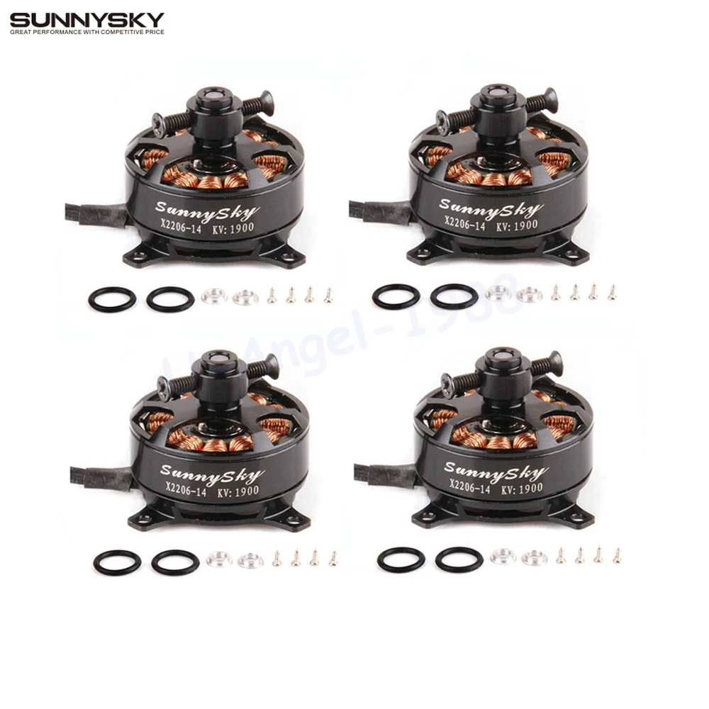Sunnysky X2206 1500KV 1900KV Outrunner Brushless Motor 2206 for RC Quadcopter Multicopter