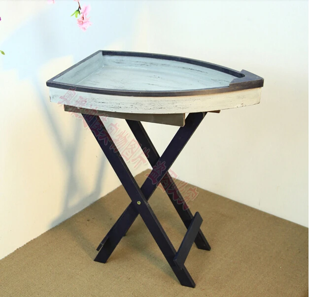 Ship type tea table. The coffee table. The folding tables