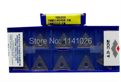 

Free shopping ZCC.CT TNMG160408-EM YBG205 CNC blade alloy carbide cutting tool carbide inserts Processing of stainless steel