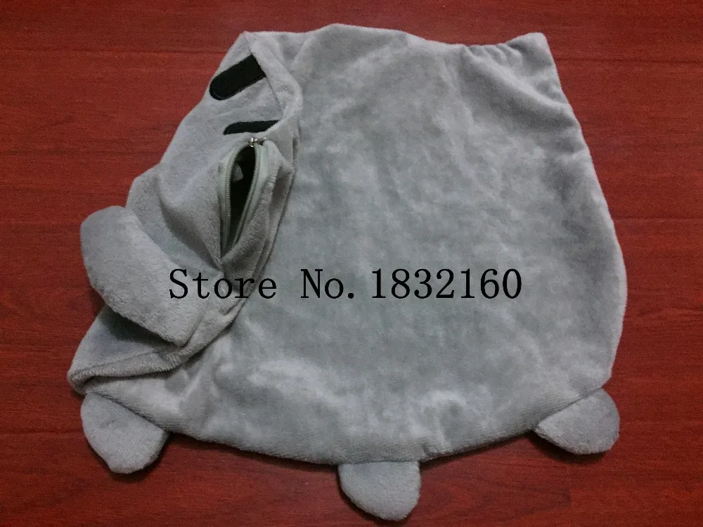 Almohada de gato Kawaii de 40x30cm con cremallera, sin piel de algodón PP, galletas, muñeco de Peluche, funda de cojín grande, regalo