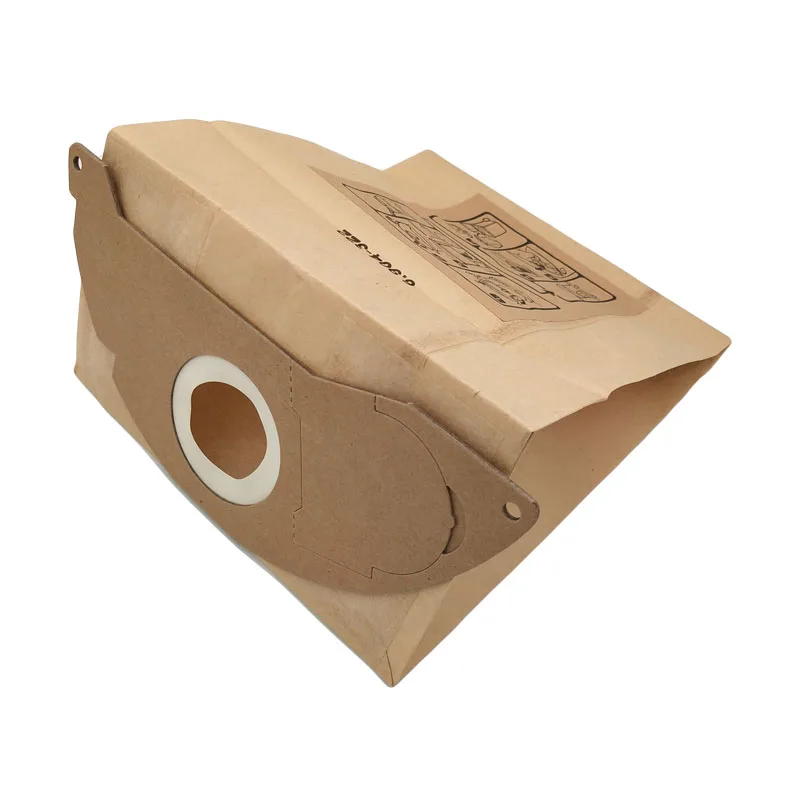 6 قطعة/الوحدة الغبار أكياس فراغ الغبار ورقة حقيبة ل كارشر WD2250 A2004 A2054 MV2 فراغ نظافة الغيار أجزاء الغبار أكياس جمع