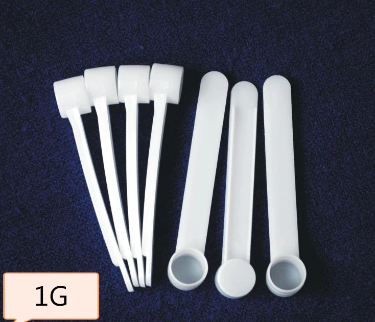 

Plain 1g/2ml plastic measuring spoon without LOGO individual packing for Coffee Milk Protein Powder Nutrition Powder SN557