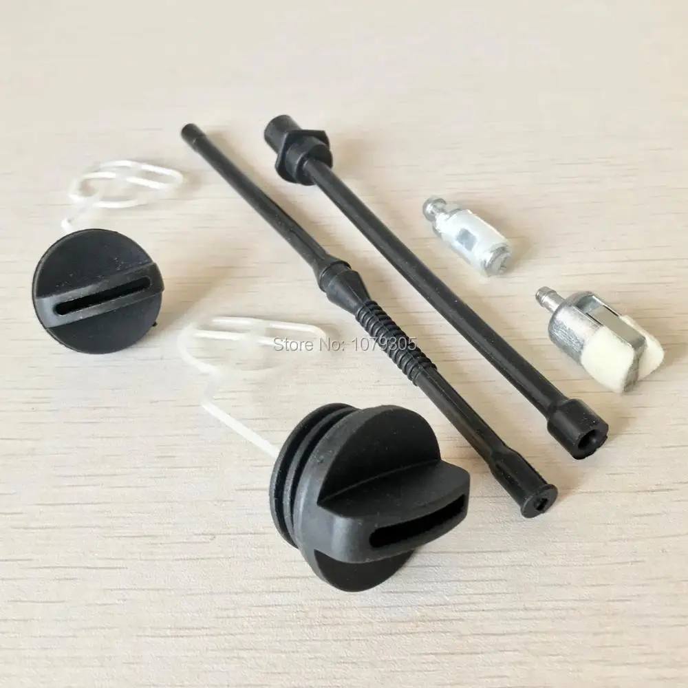 Fuel Oil Filter Pipe Hose Line Cap For Chinese 45CC 52CC 58CC 4500 5200 5800 Chainsaw image 2