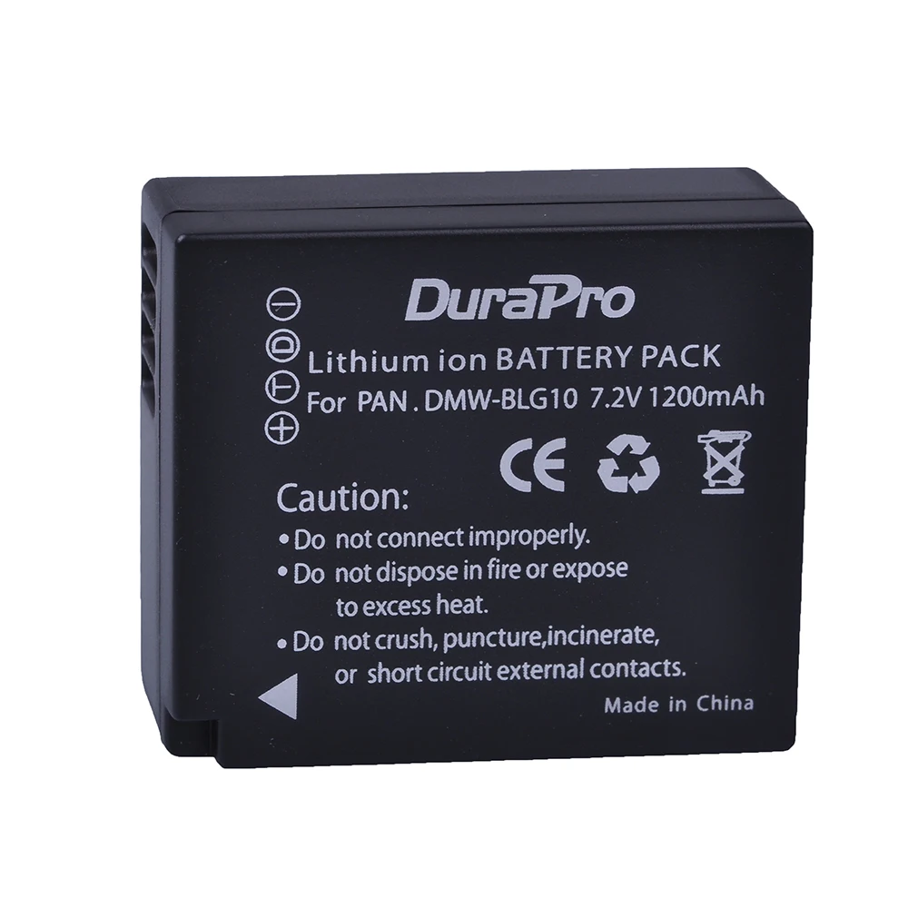 

DuraPro 1pc DMW-BLG10 DMW BLG10E BLG10 BLG10PP Camera Battery for Panasonic Lumix DMC GF6 GX7 GF3 GF5 GX7 LX100 Bateria