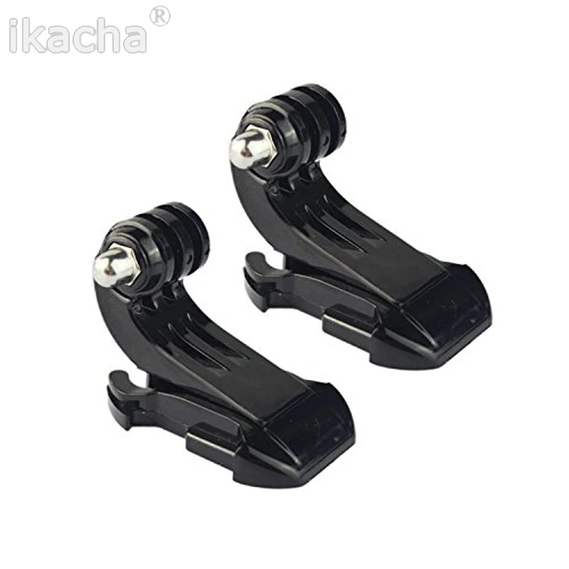 2pcs J Hook Buckle Vertical Surface Mount Quick Release For GoPro Hero 6 Hero Sport Camera For Gopro Accessories