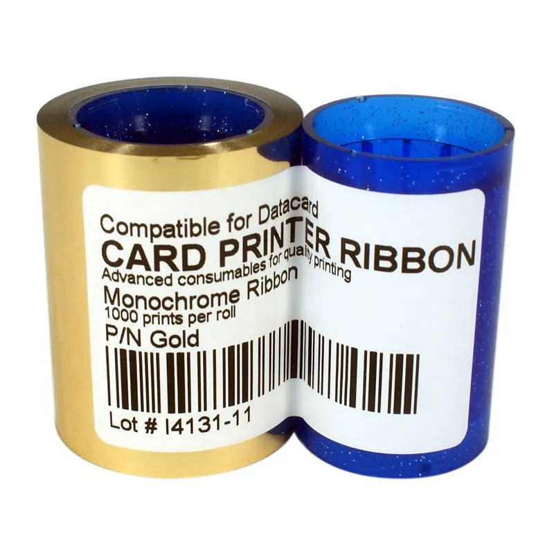 

compatible datacard gold ribbon 1000 prints for Datacard SP25 SP30 SP35 SP55 SP75 CP40 CP60 CP80