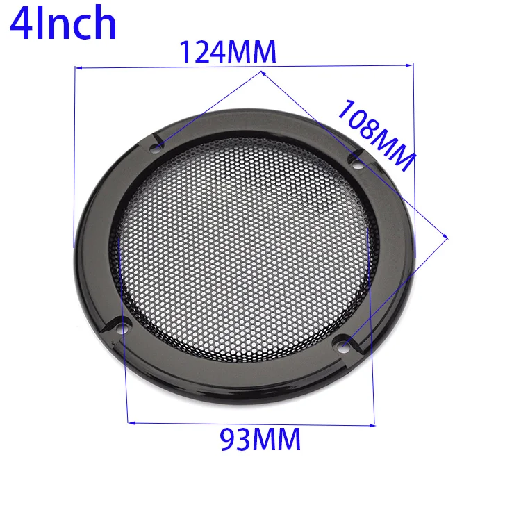 Tenghong 2 stücke Lautsprecher Net Abdeckung 2 4 5 6,5 Zoll Ersatz Lautsprecher Schutzhülle Mesh Net Abdeckung Grille Kreis Lautsprecher zubehör – Detail 4