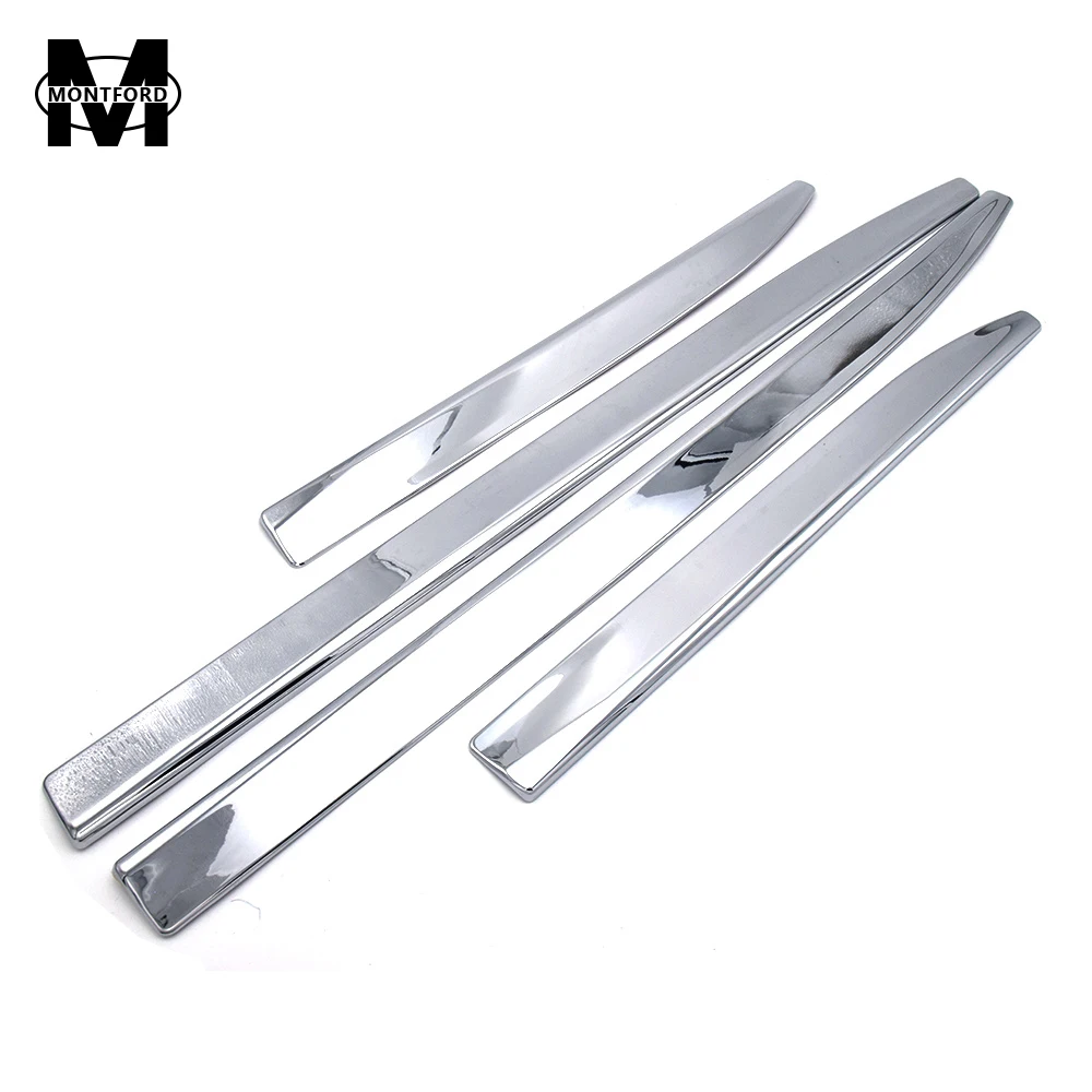 For Nissan PATROL Y62 2010-2018 Infiniti QX56 QX80 ABS Chrome Door Body Mouldings Protection Liner Garnish Cover Trims