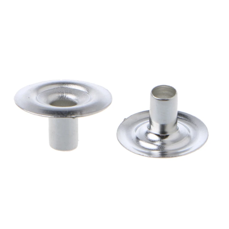100 Pcs Stainless Steel Fastener Snap Press Stud Cap Button Marine Boat Canvas