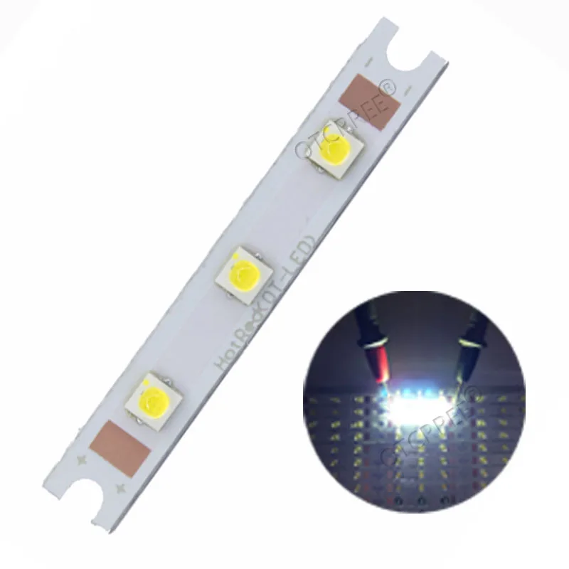 1-10PCS 3W-9W 3535 rectangle COB strip LED light source chip on board 48x7mm COB bar for wall lamps table lantern car lights DIY