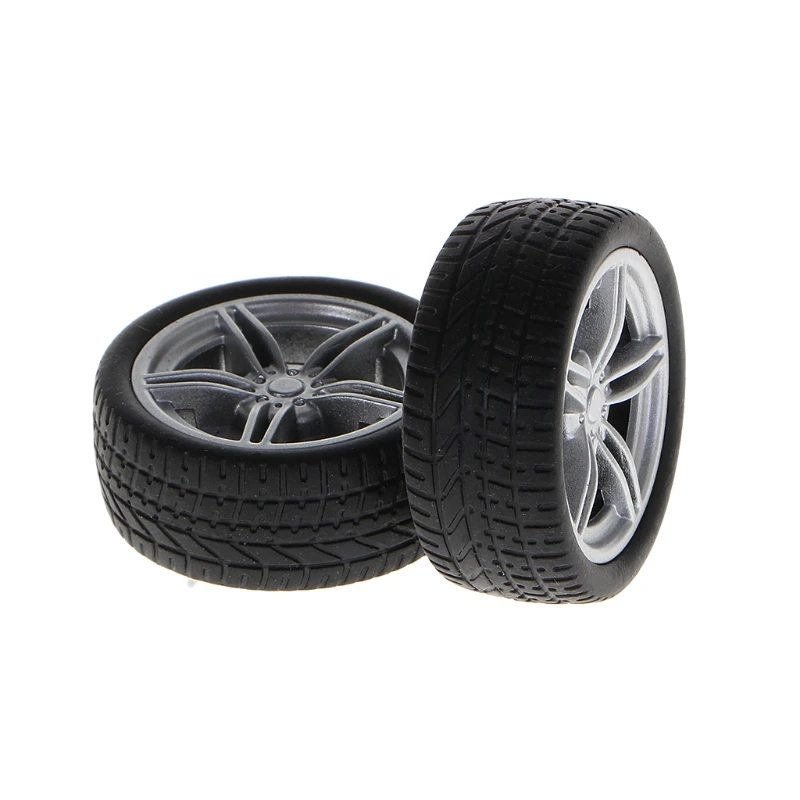 Top Selling 4pcs 40mm Simulation Rubber Wheel Tire Wheel Toy Model DIY RC Spare Parts