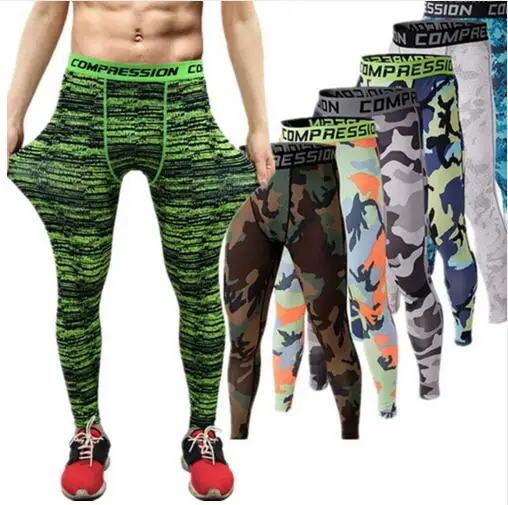 

Men Runs Camo footballs Soccers Pants Leggings Fitness Joggings Trouser Tights active Trainings Gyms Clothing male Camouflage