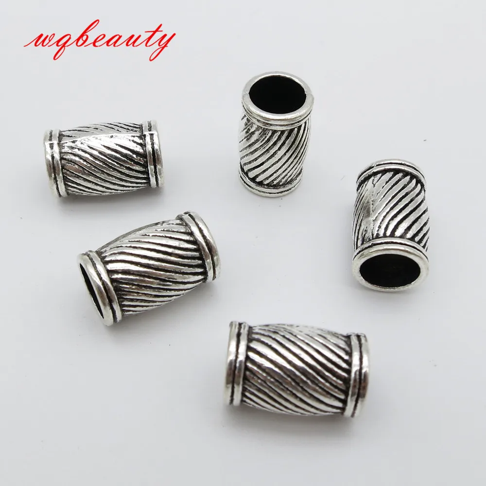 5pcs-10pcs Tibetan silver hair braid dread dreadlock beads rings tube approx 7.5mm inner hole for hair accessories