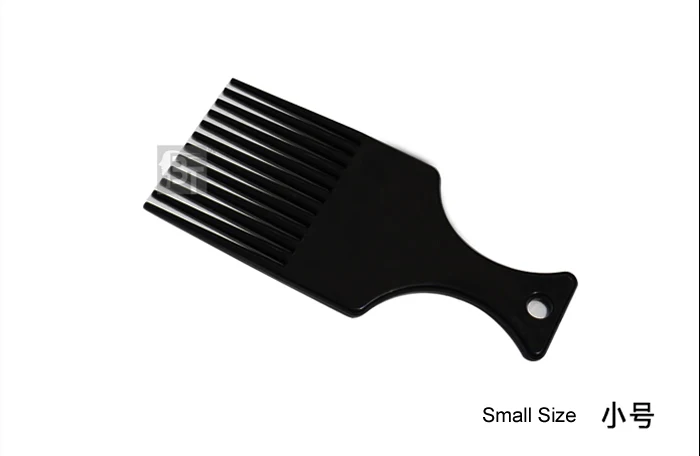 Salon Verwenden Sie 3 Größen, schwarzer afroamerikanischer Pick-Kamm, Haarkämme, Afro-Haarkamm für Friseur-Styling-Werkzeuge, DIY-Haarwerkzeug LZN0037 – Detail 5