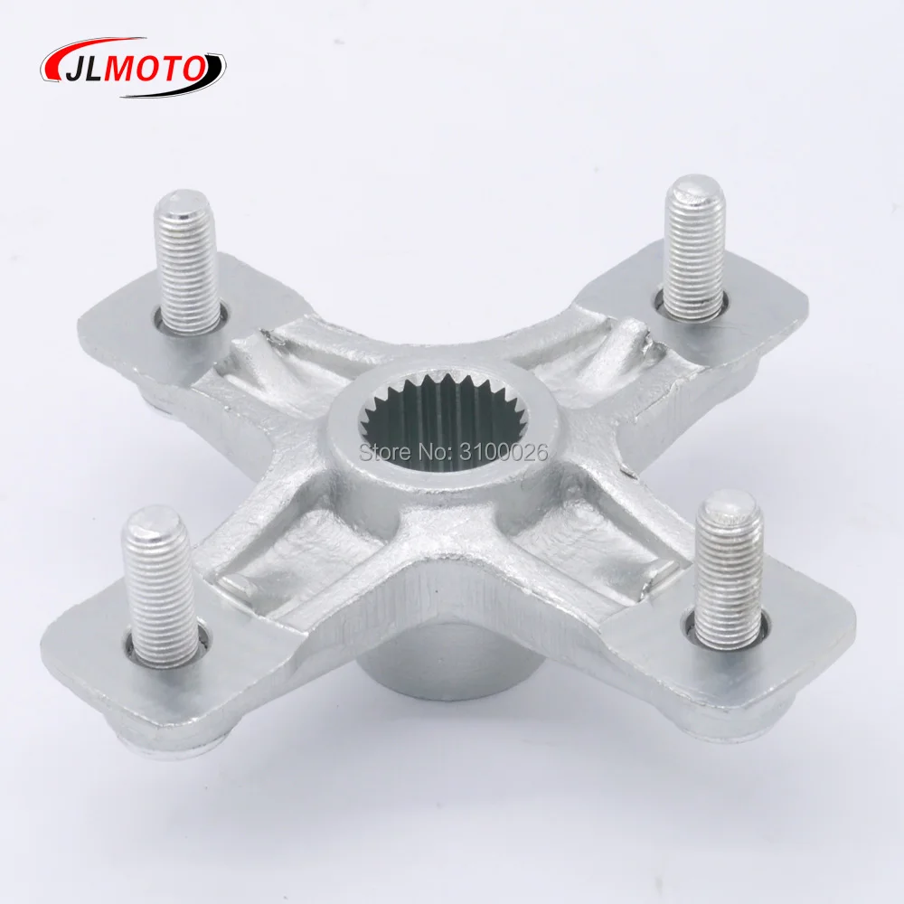 4*M10 115mm 24T Rear Axle Wheel Hub Fit For Motoland 250s YAMAHA RAPTOR ATV YFM 350 450 660 700 Mikilon Rapide 250S 1PE-F53K0-00