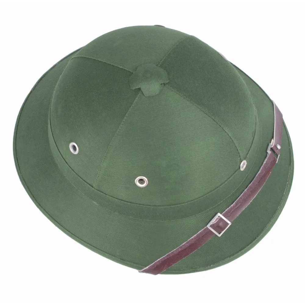 VIETNAM WAR ARMY HAT NVA VIETCONG VC PITH HELMET EXPLORER CAP GREEN