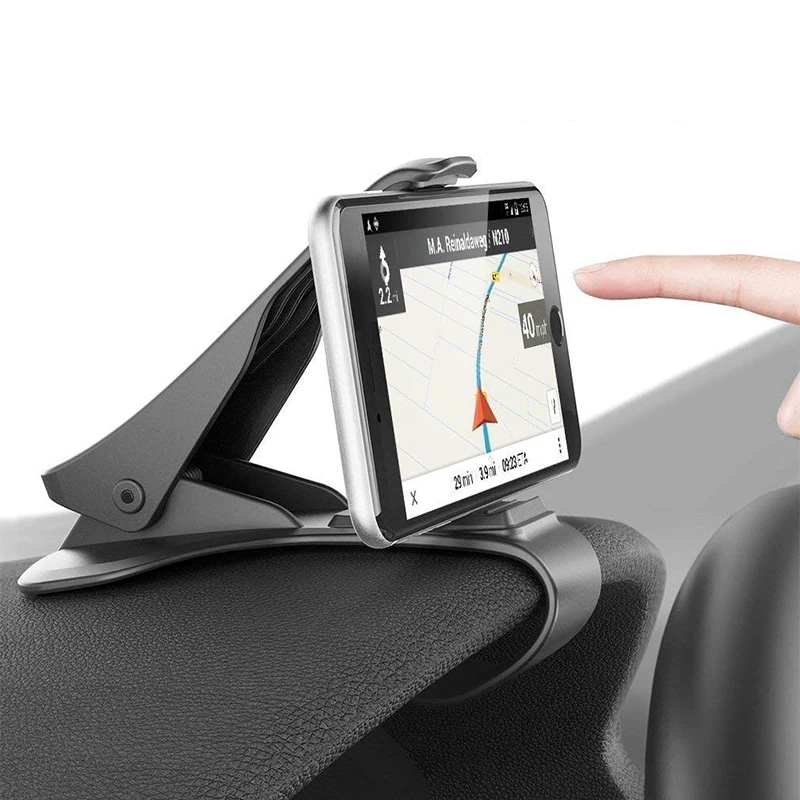 JEREFISH Car Phone Holder HUD Simulating Design Mobile Phone Holder Universal Adjustable Dashboard Clip Cradle for Safe Driving