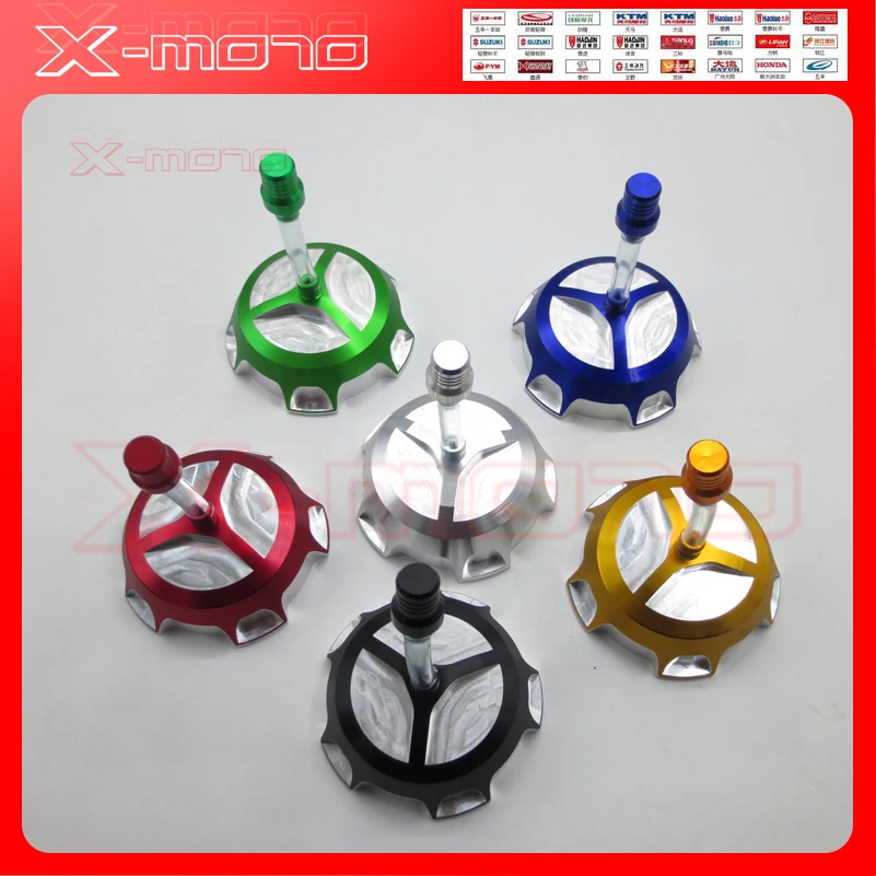 CNC Gas Fuel Tank Cap Cover For Pit Bike XR CRF50 70 KAYO Xmotor SDG DHZ SSR Coolster TaoTao DemonX WPB Orion M2R Lucky MX