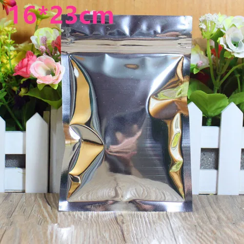 

Wholesale 16*23cm Aluminum Foil Resealable Valve Zipper Plastic Retail Pack Packaging Bag, Zip Lock Ziplock Bag Event Package