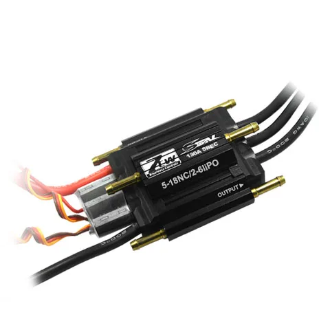 ZTW Seal SBEC 90A 130A 200A 300A  Waterproof  Brushless ESC  For Boat With Water-cooling System  RC Boats Racing DIY Model Part