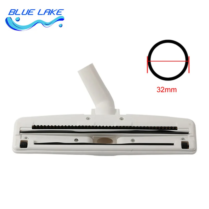 Chất lượng cao, Trắng Chân Không lau sàn/Thảm bàn chải với bánh xe, giao diện đường kính ngoài 32 mét, Hút Chân Không phụ tùng máy hút bụi cho Nhật Bản