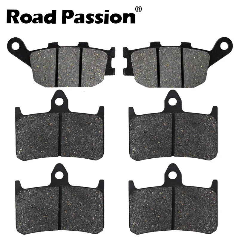 Road Passion Motorbike Front & Rear Brake Pads For HONDA VTR1000F VTR1000 VTR 1000 F Firestorm 1997-2006 Super Hawk 1998-2005