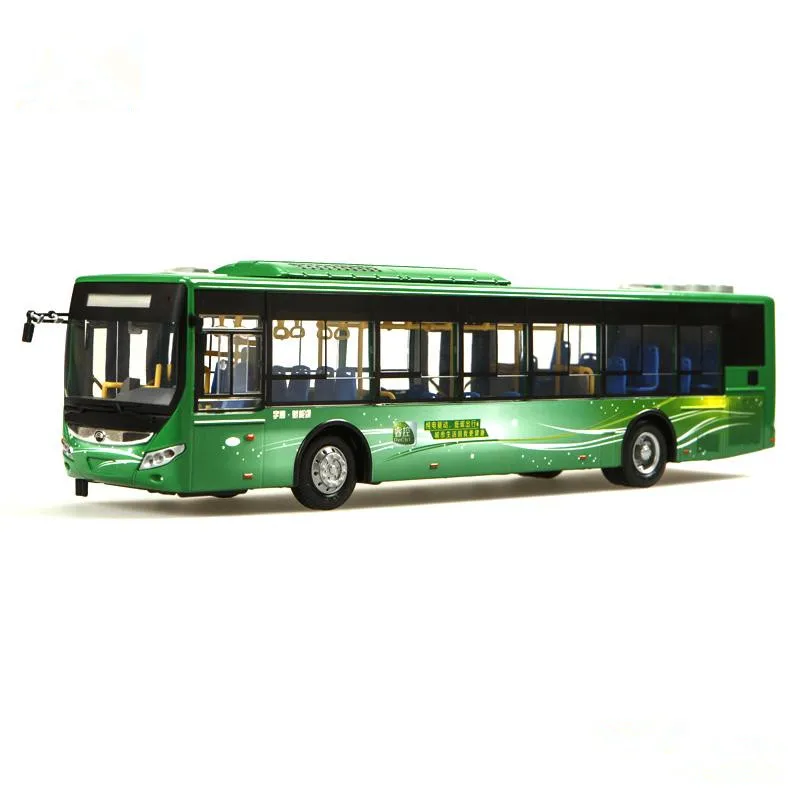 Collectible Diecast Model Gift 1:42 Original Yutong ZK6125CHEVPG21 New Energy Hybrid City Transit Bus Vehicle Alloy Model