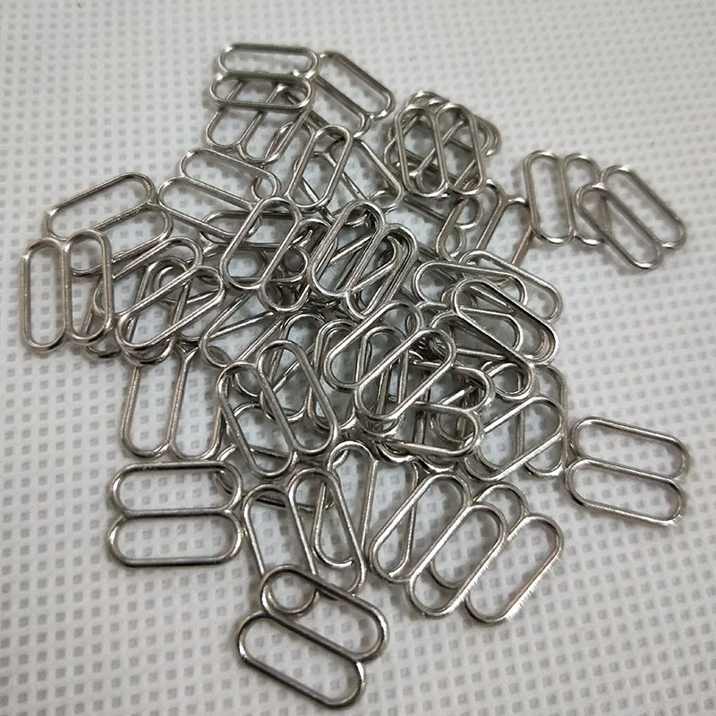 8-Shaped Gold/Silver Lingerie Adjustable Sewing Bra Rings Buckles  inner diameter 10 mm 500pcs/lot