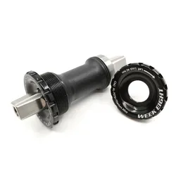 Bicycle Titanium Alloy Axis Bottom Bracket 68mm*103mm 107mm 110mm 113mm 119mm Folding Bike Mountain Bicycle Bottom Brackets UN26