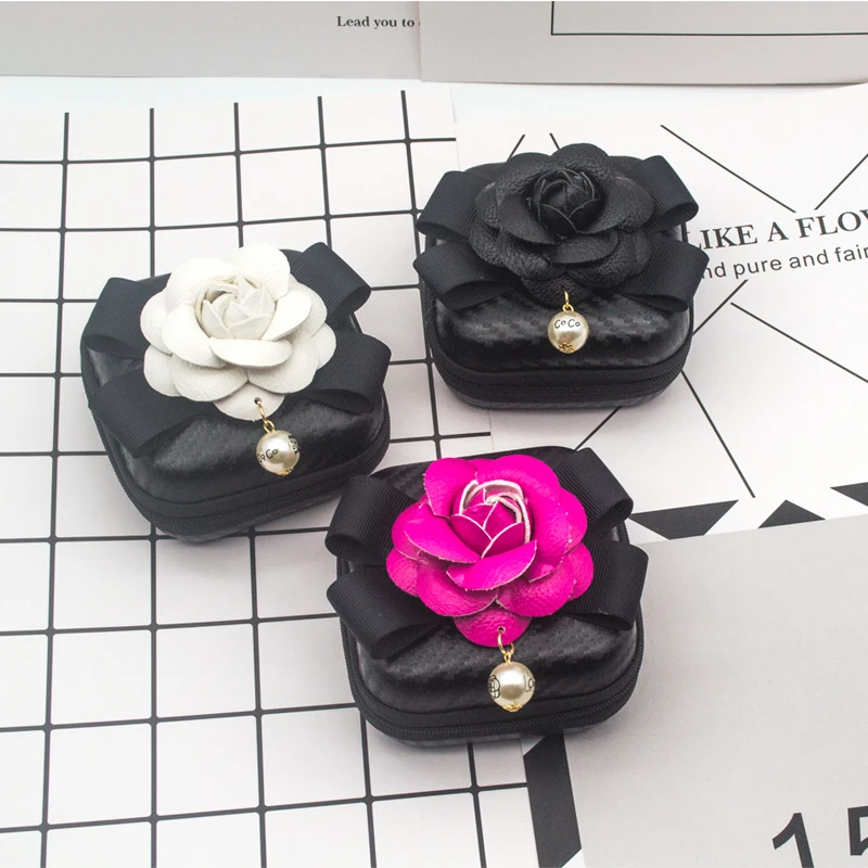 Vintage Retro Contact Lens Case Box With Mirror Travel Kit 2Pairs Container For Contact Lens Lenses Storage Box Glasses Case