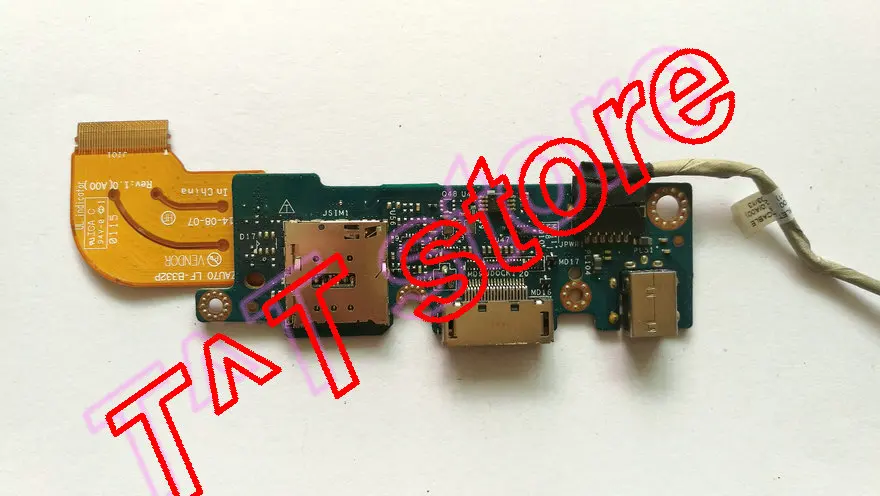 Original 7350 Card Reader Board W Cable LS-B333P DA30000OQ10 0VKXP6 Test Good Free Shipping